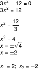 EQUAÇÃO DO 2º GRAU, COMPLETA