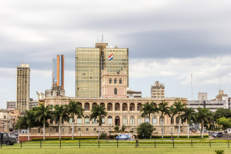 Palácio presidencial Lopez, em Assunção, capital do Paraguai.