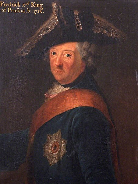 Retrato de Frederico II, rei da Prússia, teve atuação fundamental na Guerra dos Sete Anos