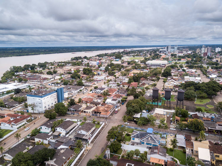 Vista aérea de Porto Velho, Rondônia.