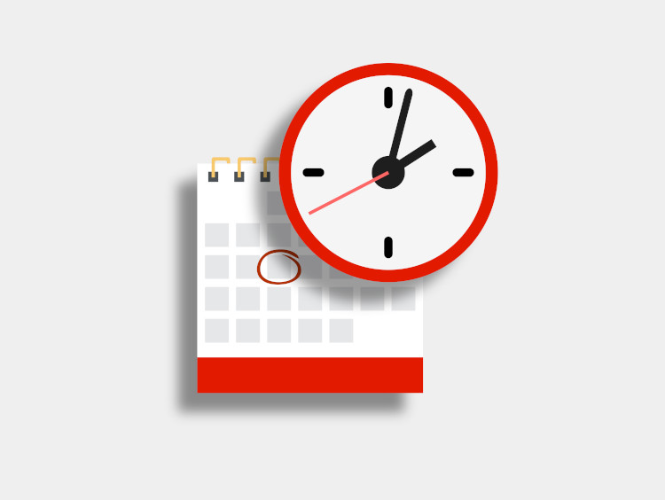 O calendário e o relógio são instrumentos utilizados para medir o tempo.
