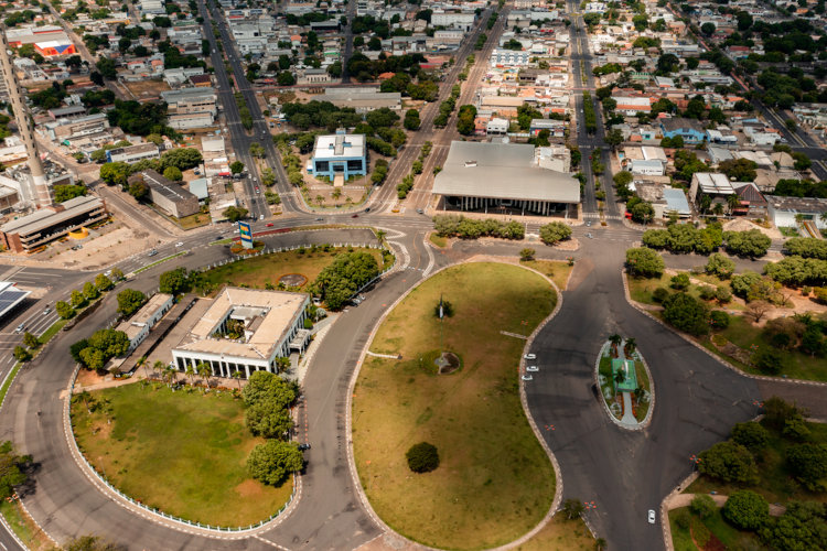 Centro cívico de Boa Vista, capital e município mais populoso de Roraima.