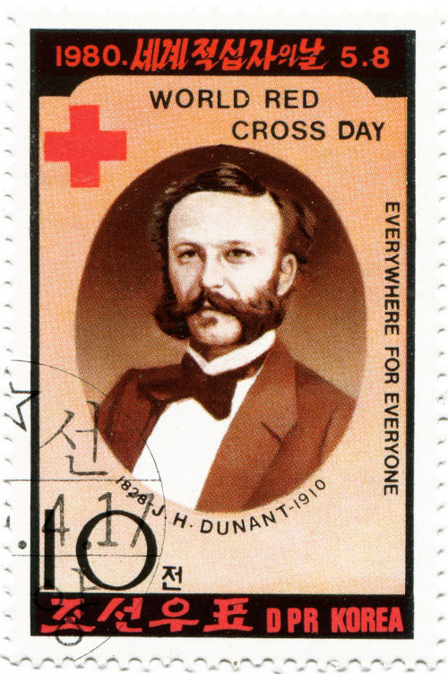 Henry Dunant foi um empresário suíço que fundou a Cruz Vermelha, em 1863. [1]