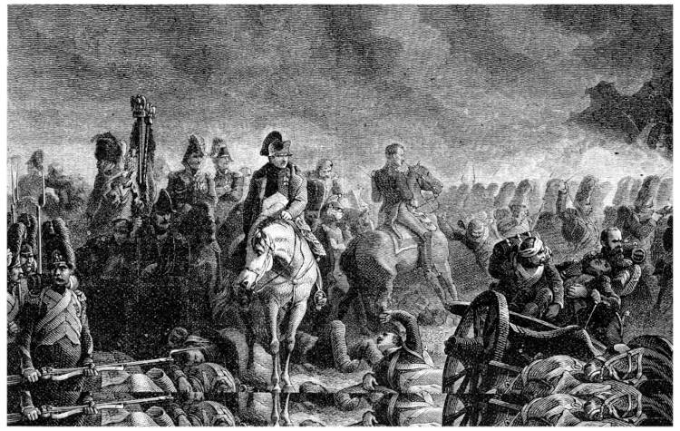 Napoleão Bonaparte voltou ao poder francês em 1815 e, governando por cem dias, entrou em conflito contra ingleses, mas foi derrotado em Waterloo. 