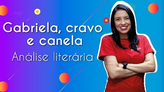 Professora ao lado do texto"Gabriela, cravo e canela I Análise literária"