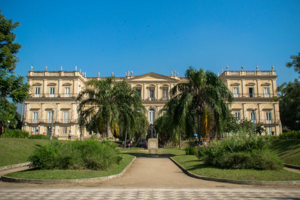 Palácio de São Cristóvão, abriga o Museu Nacional desde 1892.
