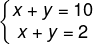 Sistema linear impossível após divisão dos termos da segunda equação por dois
