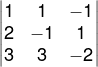 Substituição de termos independentes do sistema na primeira coluna da matriz para cálculo de Dx