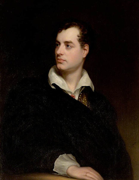 Retrato de Lord Byron, obra de Thomas Phillips (1770-1845).