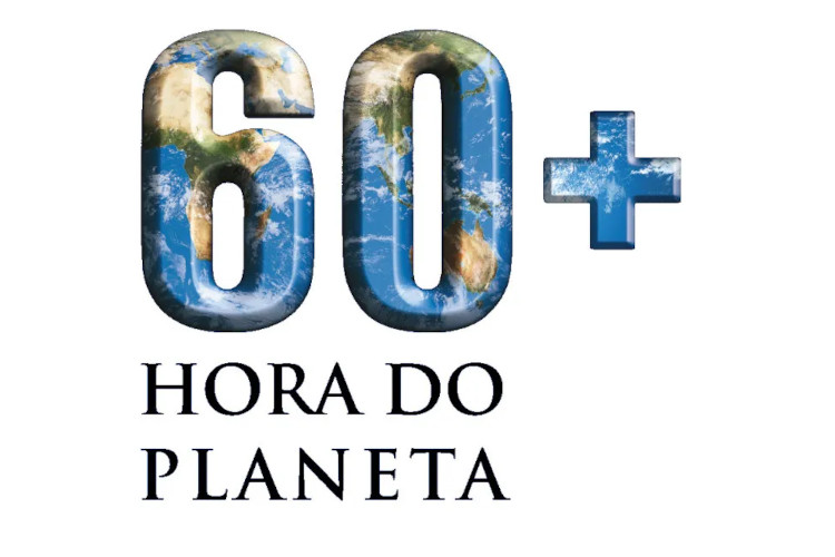 Banner de divulgação da Hora do Planeta.