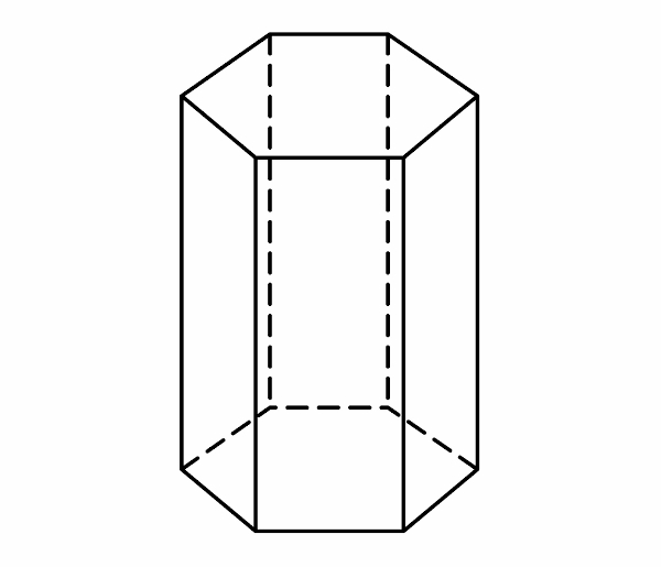 Prisma de base hexagonal