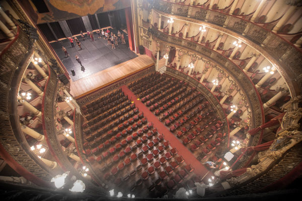 Interior do Teatro Amazonas, Manaus, Brasil