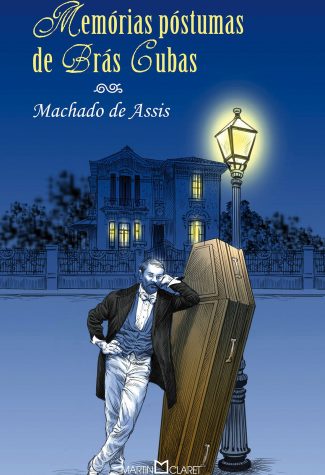 Capa do livro “Memórias póstumas de Brás Cubas”, de Machado de Assis, publicado pela editora Martin Claret. [2]