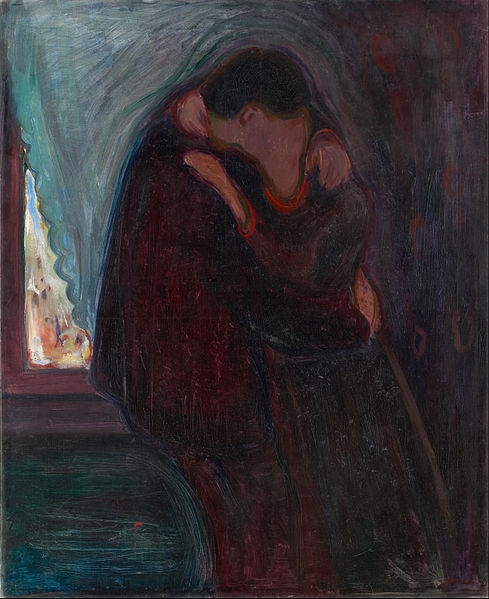 “O beijo”, de Edvard Munch