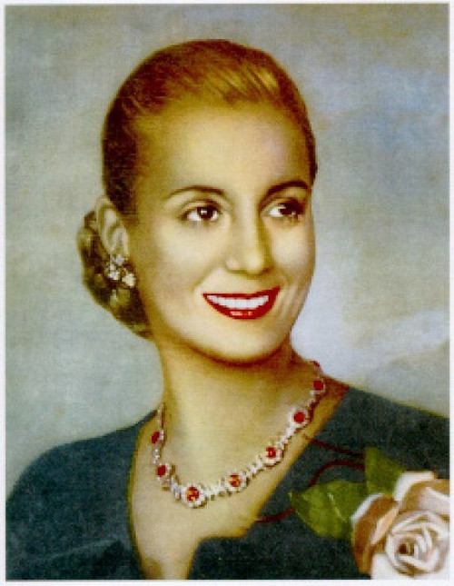 Retrato oficial de Eva Perón.