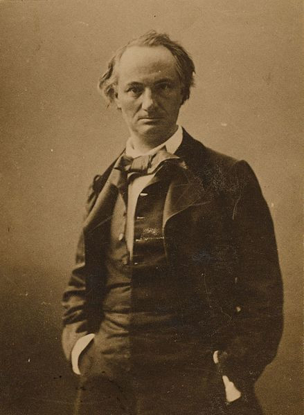Charles Baudelaire, em fotografia de Félix Nadar (1820-1910).