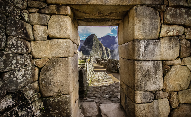 Porta de entrada de Machu Picchu, a “Cidade Perdida dos Incas”.