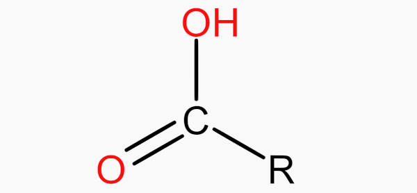 Fórmula geral de um ácido carboxílico