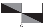 Figura geométrica em alternativa B de questão do Enem sobre simetria. 