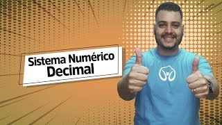 Professor ao lado do escrito "Sistema Numérico Decimal".