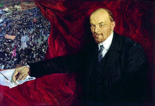 Lênin, o principal líder da Revolução de Outubro de 1917.