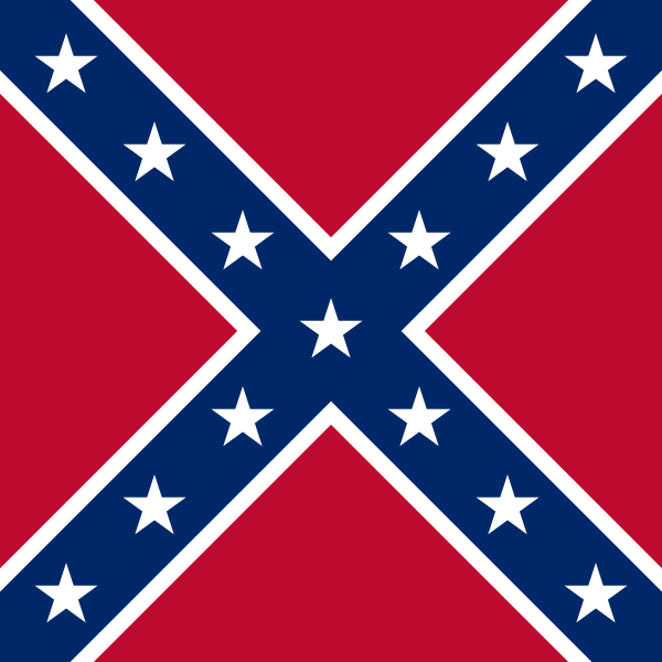 Bandeira dos Estados Confederados da América.