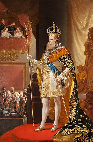 Tela de Pedro Américo retrata D. Pedro II.