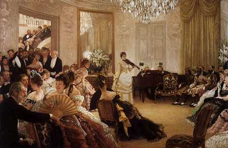 Baile de gala da Era Vitoriana.