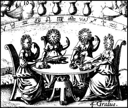 “As irmãs alquímicas”, uma obra do alquimista e médico alemão Johann Daniel Mylius, um importante nome ligado à alquimia.