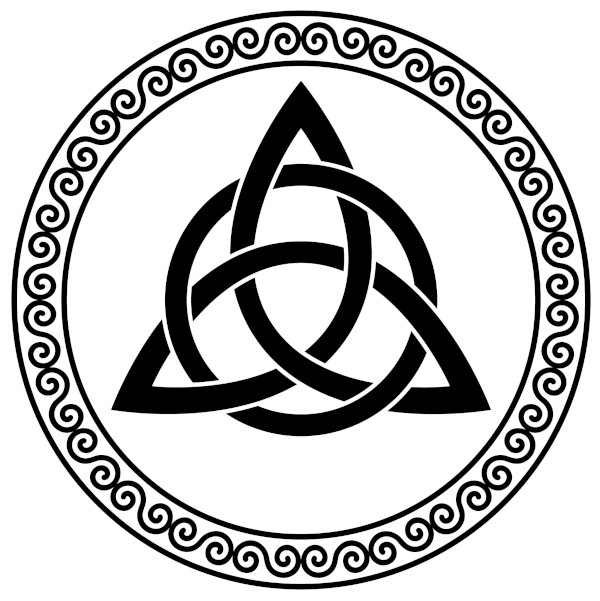 Triquetra, um símbolo de origem celta.