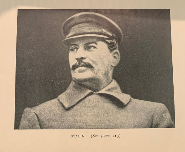 Fotografia em preto e branco de Josef Stalin.
