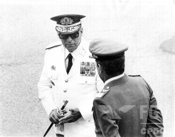 João Figueiredo, o último dos “presidentes” militares, durante o período da Ditadura Militar.