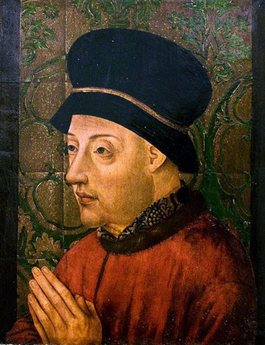 intura de D. João I, cuja ascensão ao trono português após a Revolução de Avis consolidou a dinastia de Avis.