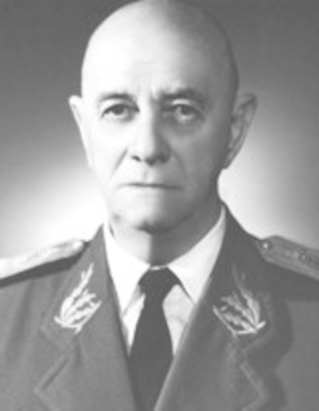 General Mourão Filho, um dos conspiradores do Plano Cohen.