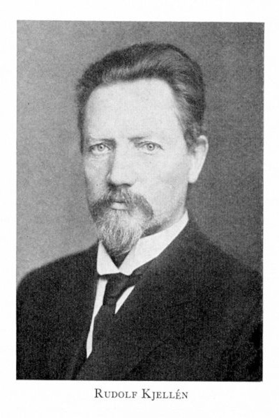 Fotografia de Johan Rudolf Kjellén, cientista político sueco que usou o termo geopolítica pela primeira vez.
