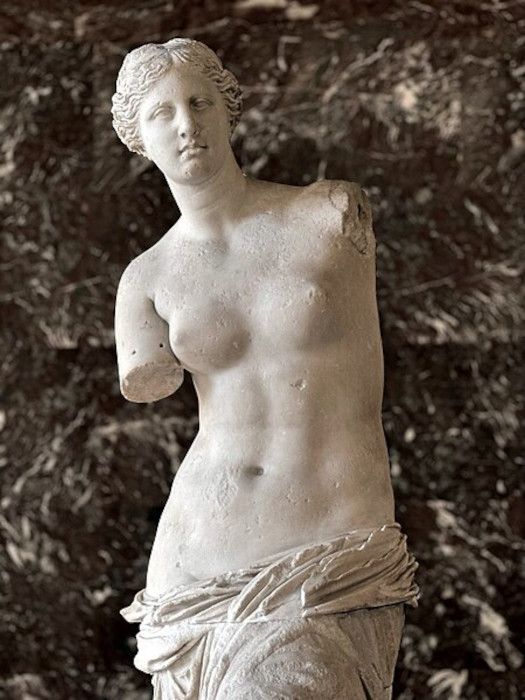Escultura “Vênus de Milo”, um dos principais destaques da arte do Período Clássico.