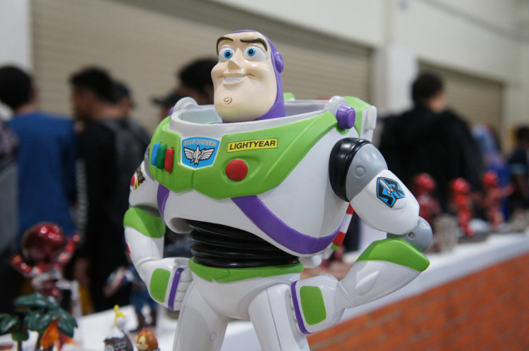 Buzz Lightyear, personagem do cinema que homenageia astronauta da Apollo 11.