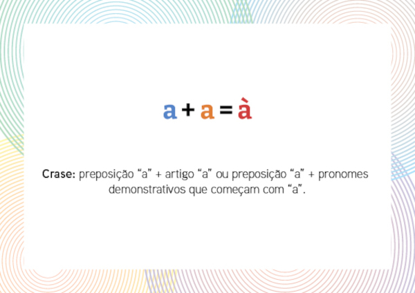 Texto sobre o que é crase.