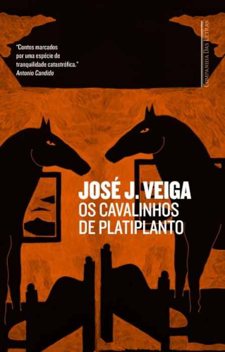 Capa do livro Os cavalinhos de Platiplanto, de José J. Veiga, um exemplo de obra do realismo mágico.[2]