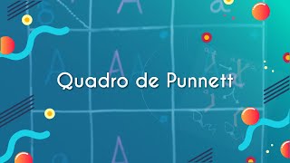 Título "Quadro de Punnet" escrito em fundo azul.
