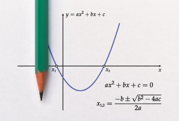 Representação do gráfico da função do 2º grau.