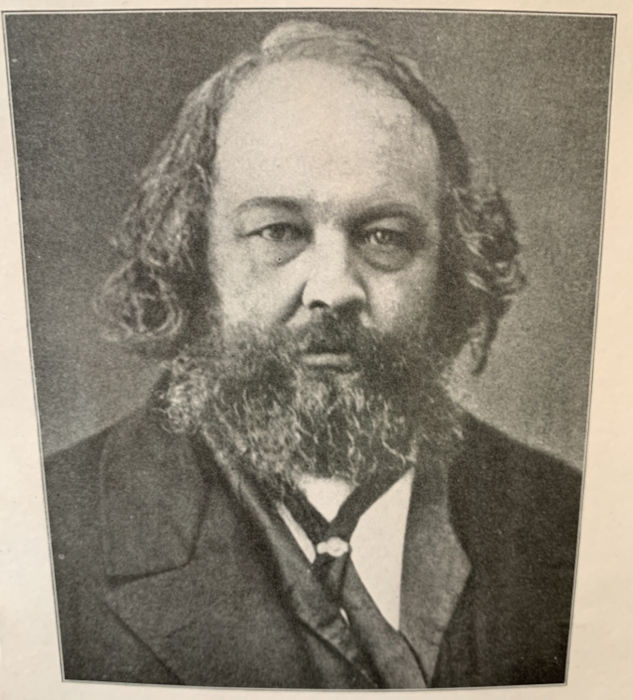 Mikhail Bakunin, importante teórico do anarquismo.