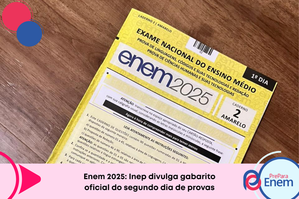 Enem 2025 segundo dia gabarito