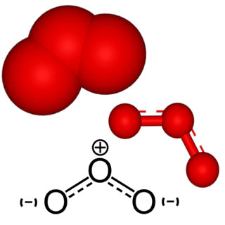 O ozônio é o agente oxidante dos carbonos do alceno na reação de ozonólise