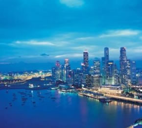 Cingapura, principal centro econômico e industrial do sudeste asiático