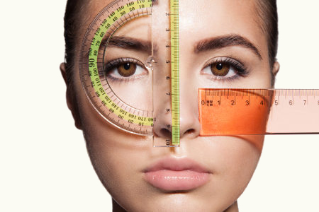 Algumas medidas do rosto são diretamente proporcionais a outras partes do corpo