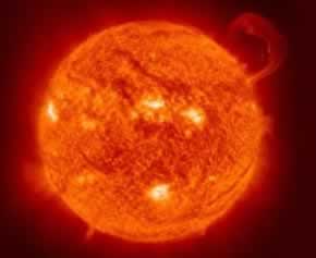 O Sol produz energia através da fusão nuclear