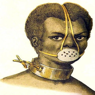 Desenho de Jacques Etienne Arago (1790-1854) retratando uma punição a um escravo, um dos principais motivos de fuga