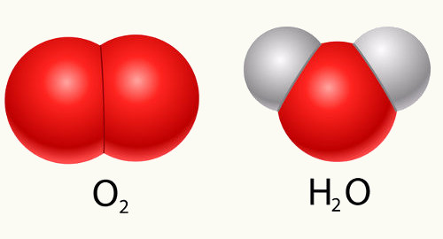Água e gás oxigênio estão presentes no balanceamento de equações com H2O2