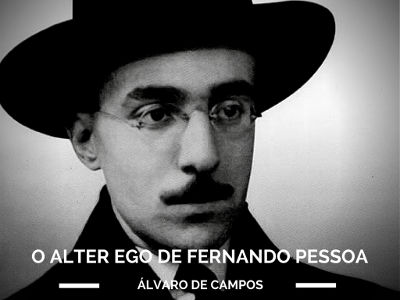 Álvaro de Campos é um dos heterônimos de Fernando Pessoa. A ele são atribuídos os poemas Tabacaria e Poema em Linha Reta